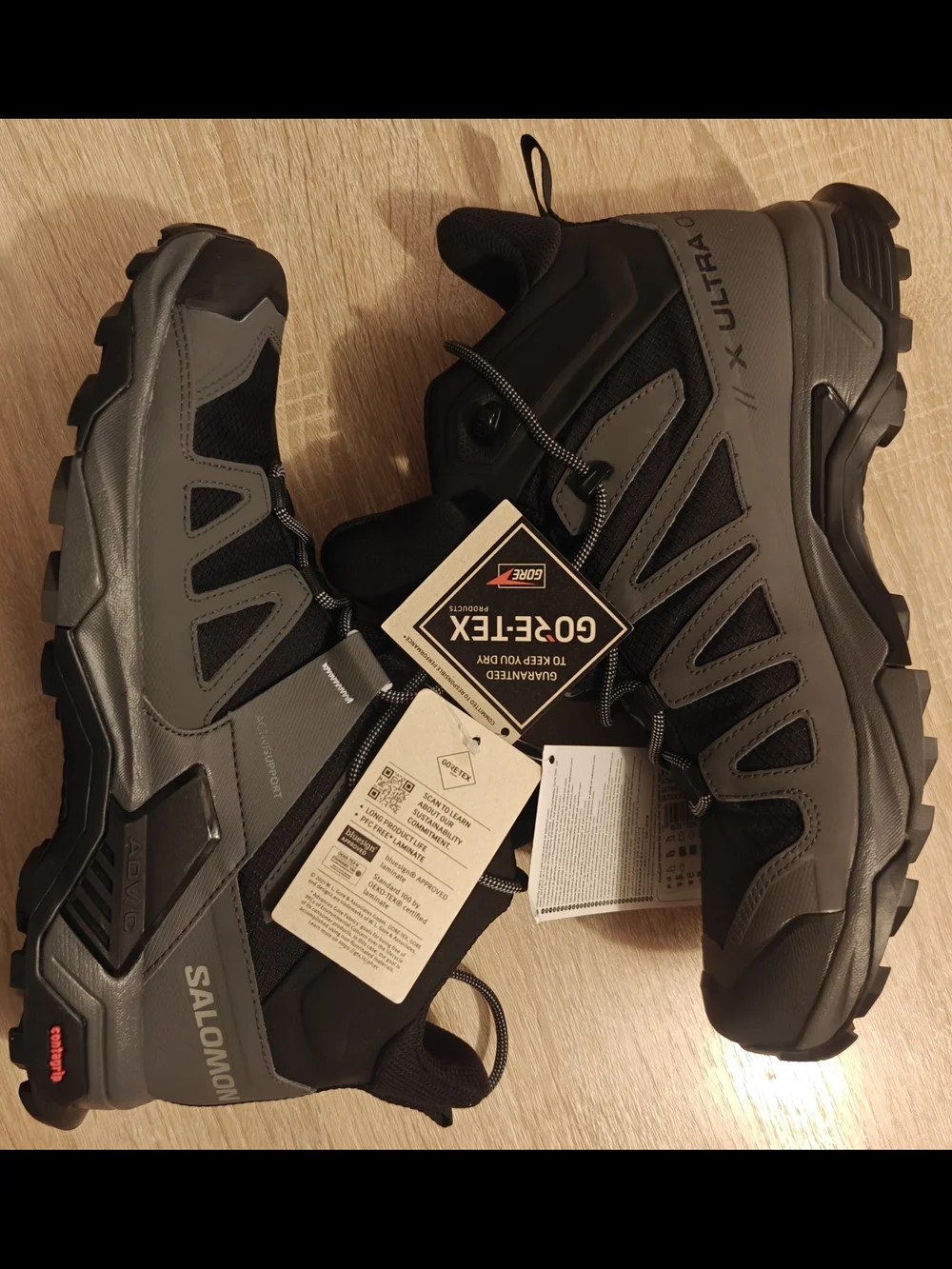 Salomon X Ultra 4 Mid Gore-TexBlack Magnet  Size 10.5 Men's